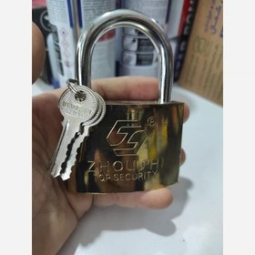 تصویر قفل آویز برنجی سایز 75 