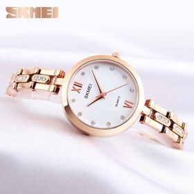 تصویر ساعت مچی عقربه ای زنانه اسکمی مدل 1225 کد 02 Iskemi womens wrist watch model 1225 code 02