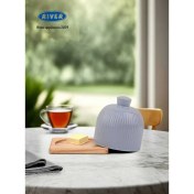 تصویر کره خوری گلس کالر با زیره چوبی طوسی ریور RIVER کد 3921G 