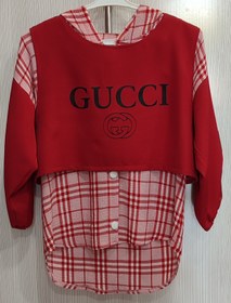 تصویر دوتیکه مجلسی دخترانه مدل Gucci - سایز 