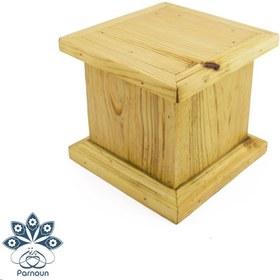 تصویر پایه تندیس چوبی در 3 رنگ 