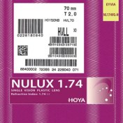 تصویر عدسی طبی هویا HOYA EYVIA NULUX ASPHERIC LONGLIFE 1.74 