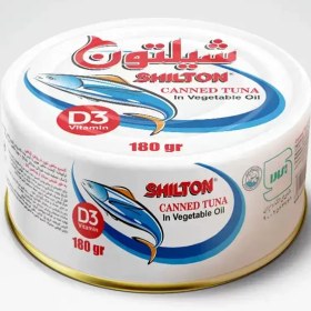 تصویر کنسرو تن ماهی در روغن شیلتون وزن 180 گرمی باکس 24 عددی Shilton Tuna Fish In Sunflower Oil 180 gr