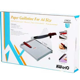 تصویر دستگاه برش کاغذ دستی Kw-Trio سایز A4 Kw-Trio A4 paper manual cutting machine