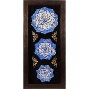 تصویر قاب سری 3 تایی بشقاب مینا 38*18 