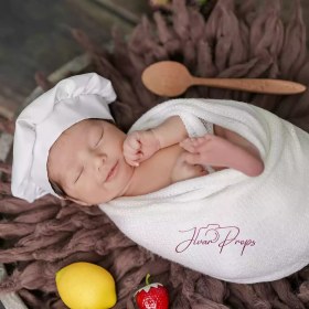 تصویر کلاه آشپزی نوزادی 