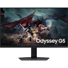 تصویر مانیتور گیمینگ 27 اینچ سامسونگ مدل Odyssey G5 G50D LS27DG502EMXUE Samsung Odyssey G5 G50D LS27DG502EMXUE 27 Inch QHD IPS Gaming Monitor