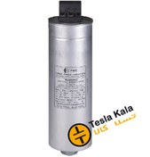 تصویر خازن سه فاز سیلندری PKC ۲۵ کیلووار ۴۰۰ ولت 