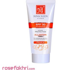 تصویر کرم ضد آفتاب نرم کننده فیزیکال SPF 30 مای مرطوب کننده و آبرسان مدل مای +SPF30 مدل Hypoallergen ضد آفتاب