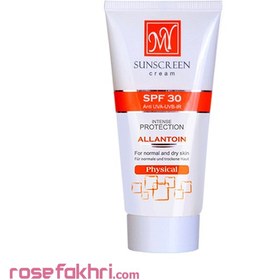 تصویر کرم ضد آفتاب نرم کننده فیزیکال SPF 30 مای مرطوب کننده و آبرسان مدل مای +SPF30 مدل Hypoallergen ضد آفتاب