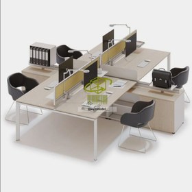 تصویر میز کار گروهی کد 8021 