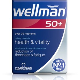 تصویر ولمن بالای 50 سال تقویتی vitabiotics wellman +50 