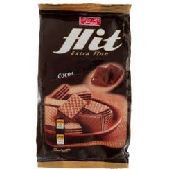 تصویر ویفر کرم دار کاکائویی هیت شیرین عسل با طعم شیر و فندق مقدار 150 گرم Shirin Asal Hit Cocoa Wafer With Milk And Peanut Flavor 150 gr