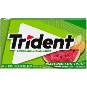 تصویر تریدنت - آدامس هندوانه و طالبی (کارتن 12 بسته) Trident Watermelon &cantaloupe