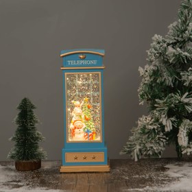 تصویر باجه تلفن کریسمس 