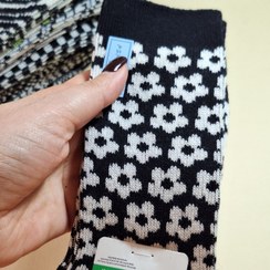 تصویر جوراب ساقدار بافت زنانه مدرن - طرح 4 women's socks