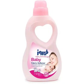 تصویر مایع نرم کننده صورتی لباس 950 گرمی فیروز Clothes softener 950 g pink Firooz