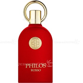 تصویر ادو پرفیوم زنانه الحمبرا مدل Philos Rosso حجم 100میلی لیتر عطر و ادکلن (UNISEX)