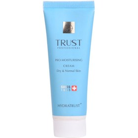 تصویر کرم آبرسان پوست خشک و نرمال تراست TRUST Pro Moisturising Cream 