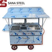 تصویر فر ساندویچی ۶ کاره گاری زیر پیتزا مدل S1100 