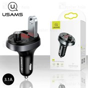 تصویر شارژر فندکی و پخش کننده بلوتوث یوسمز Usams CC062 C11 Car Charger توان 3.1 آمپر 