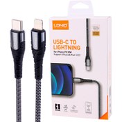 تصویر کابل شارژ LDNIO آیفون به Type-C مدل Lc111 LDNIO Charging Cable Iphone to Type c Lc111
