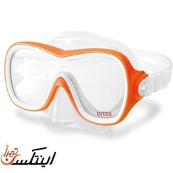 تصویر ماسک شنا نارنجی بالای هشت سال مدل Wave Rider intex 55978 Orange