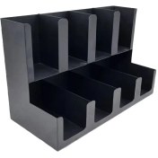 تصویر کاپ هولدر دو طبقه 8 خانه فلزی Cup holder