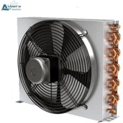 تصویر کندانسور مسی آریامن 3/8 مدل 2 اسب کاور دار 