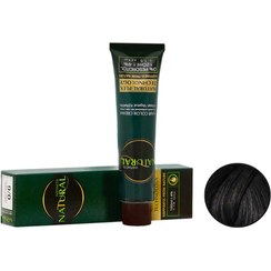 تصویر رنگ مو کد 1-1 رنگ مشکی پر کلاغی حجم 120 میل نچرال Natural hair color, code 1-1, volume 120 ml, crow feather black color