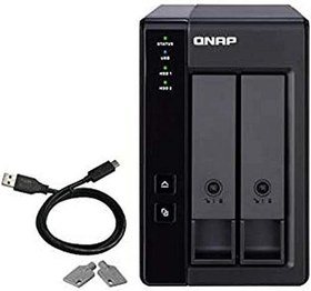 تصویر QNAP TR-002 2 Bay Desktop NAS Expansion - Optional Use as a Direct-Attached Storage Device - ارسال 15 الی 20 روز کاری 