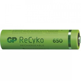 تصویر باطری شارژی 4 تایی 650 میلی آمپر GP ReCyko AAA 4 GP ReCyko battery 650mAh AAA (4 battery pack)