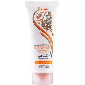 تصویر کرم ضد آفتاب SPF30 ترنجان حاوی عصاره شیرین بیان مناسب انواع پوست حجم 40 میل 