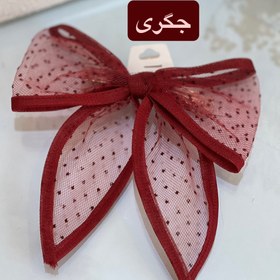 تصویر گیره توپی فانتزی - کرم 