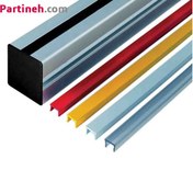 تصویر کاور (زهبند) پلاستیکی پروفیل شیار دار اسلات 10 میلیمتر مشکی Plastic Cover for 10mm T Slot Aluminium Extrusion Profile