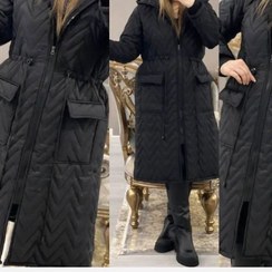 تصویر کاپشن زنانه اسرا مشکی 