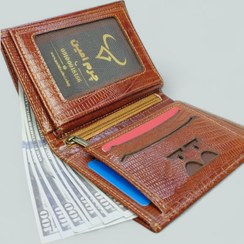 تصویر کیف جیبی مردانه چرم طبیعی مدل شایان 