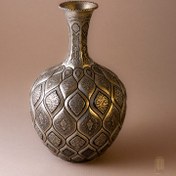 تصویر گلدان قلمزنی اصفهان اثر نفیس قلمزنی اصفهان ( فروش فقط نقدی )