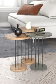 تصویر میز عسلی ۳ تیکه 