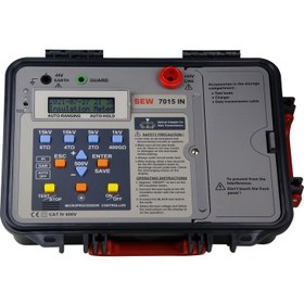 تصویر میگر 15 کیلو ولت اس ای دبلیو SEW 7015IN SEW 7015IN Digital 15kV High Voltage Insulation Tester