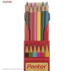 تصویر مداد رنگی 6 رنگ پنتر Panter PCP 101-6 Panter PCP 101-6 Color Pencil