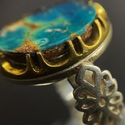 تصویر انگشتر فیروزه مردانه (کد 2326) 