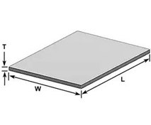 تصویر شیت ورق استیل 316L مات No.1 ضخامت 10 ابعاد 1000*2000 