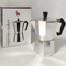 تصویر قهوه جوش موکاپاد آلمینیومی یک کاپ و دو کاپ - سه کاپ 