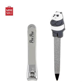 تصویر ست مانیکور مینیسو ،مدل MINISO We Bare Bears Manicure Set، پاندا، 2 عددی 