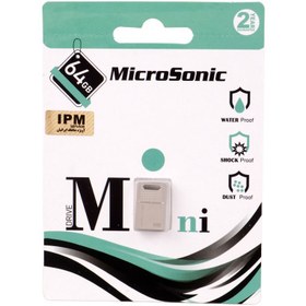 تصویر فلش 64 گیگ میکروسونیک Microsonic Drive Mini 