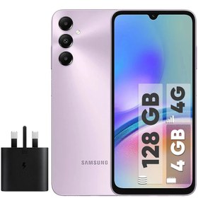 تصویر گوشی موبایل سامسونگ مدل Galaxy A05s دو سیم کارت ظرفیت 128 گیگابایت و رم 4 گیگابایت به همراه شارژر 15وات سامسونگ Samsung Galaxy A05s Dual SIM 128GB And 4GB RAM Mobile Phone with 15W Samsung charger