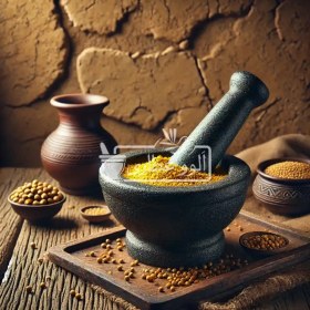 تصویر خردل نرم | پودر خردل 