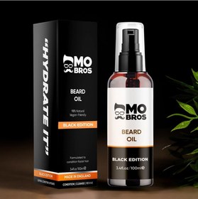 تصویر روغن ریش 100 میلی‌لیتری - نسخه مشکی برند mo bro's Beard Oil 100Ml - Black Edition