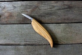 تصویر مغار چاقویی رو خم کاروینگ 